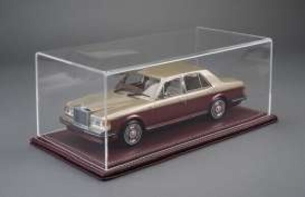 Atlantic Maranello Deluxe Display Case + Burgundy Leather Base - 1:43 - Atlantic Atlantic Maranello Deluxe Display Case + Burgundy Leather Base - 1:43 - Atlantic