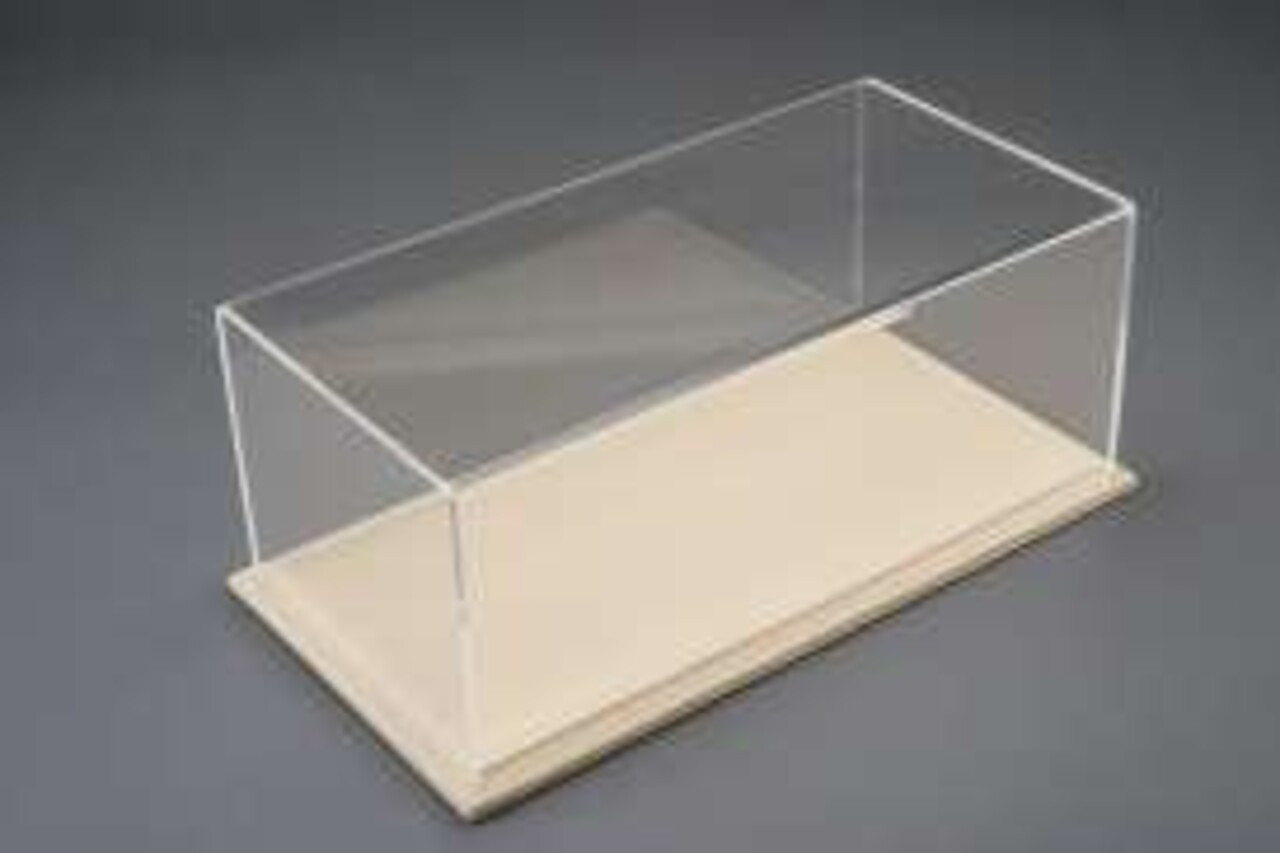 Atlantic Maranello Deluxe Display Case + Beige Leather Base - 1:43 - Atlantic Atlantic Maranello Deluxe Display Case + Beige Leather Base - 1:43 - Atlantic