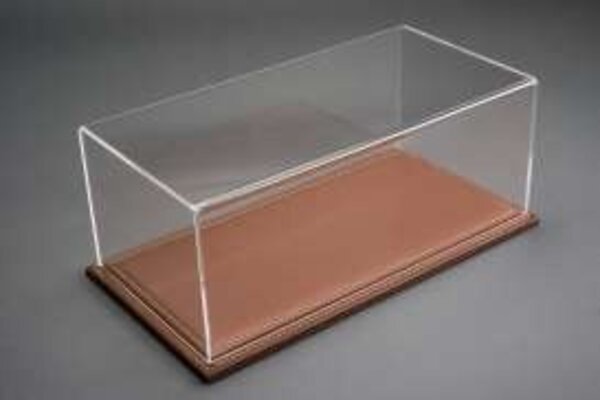 Atlantic Maranello Deluxe Display Case + Brown Leather Base - 1:43 - Atlantic Atlantic Maranello Deluxe Display Case + Brown Leather Base - 1:43 - Atlantic