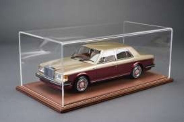 Atlantic Maranello Deluxe Display Case + Brown Leather Base - 1:43 - Atlantic Atlantic Maranello Deluxe Display Case + Brown Leather Base - 1:43 - Atlantic