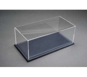 Atlantic Maranello Deluxe Display Case + Dark Blue Leather Base - 1:24 - Atlantic