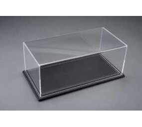 Atlantic Maranello Deluxe Display Case + Black Leather Base - 1:24 - Atlantic