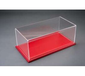 Atlantic Maranello Deluxe Display Case + Red Leather Base - 1:24 - Atlantic
