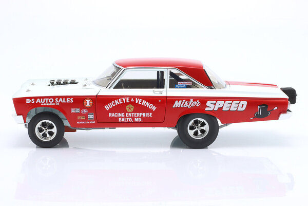 Plymouth Plymouth Coronet AWB 'Mister Speed' BS Auto Sales Racing 1965 - 1:18 - ACME Plymouth Plymouth Coronet AWB 'Mister Speed' BS Auto Sales Racing 1965 - 1:18 - ACME