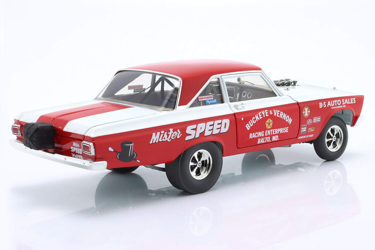 Plymouth Plymouth Coronet AWB 'Mister Speed' BS Auto Sales Racing 1965 - 1:18 - ACME Plymouth Plymouth Coronet AWB 'Mister Speed' BS Auto Sales Racing 1965 - 1:18 - ACME