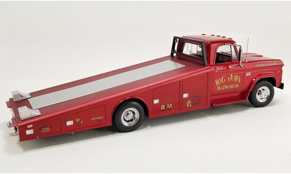 Dodge Dodge D-300 Ramp Truck Car Transporter 'Mazmanian Racing' 1970 - 1:18 - ACME