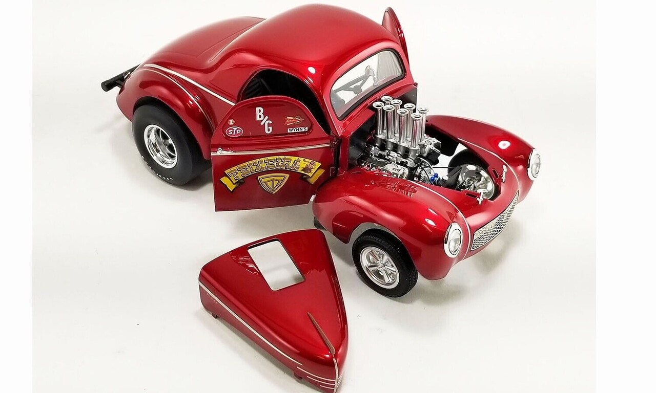 Ford Willys Rocket Gasser 'Sled Teixeira' 1940 - 1:18 - ACME Ford Willys Rocket Gasser 'Sled Teixeira' 1940 - 1:18 - ACME