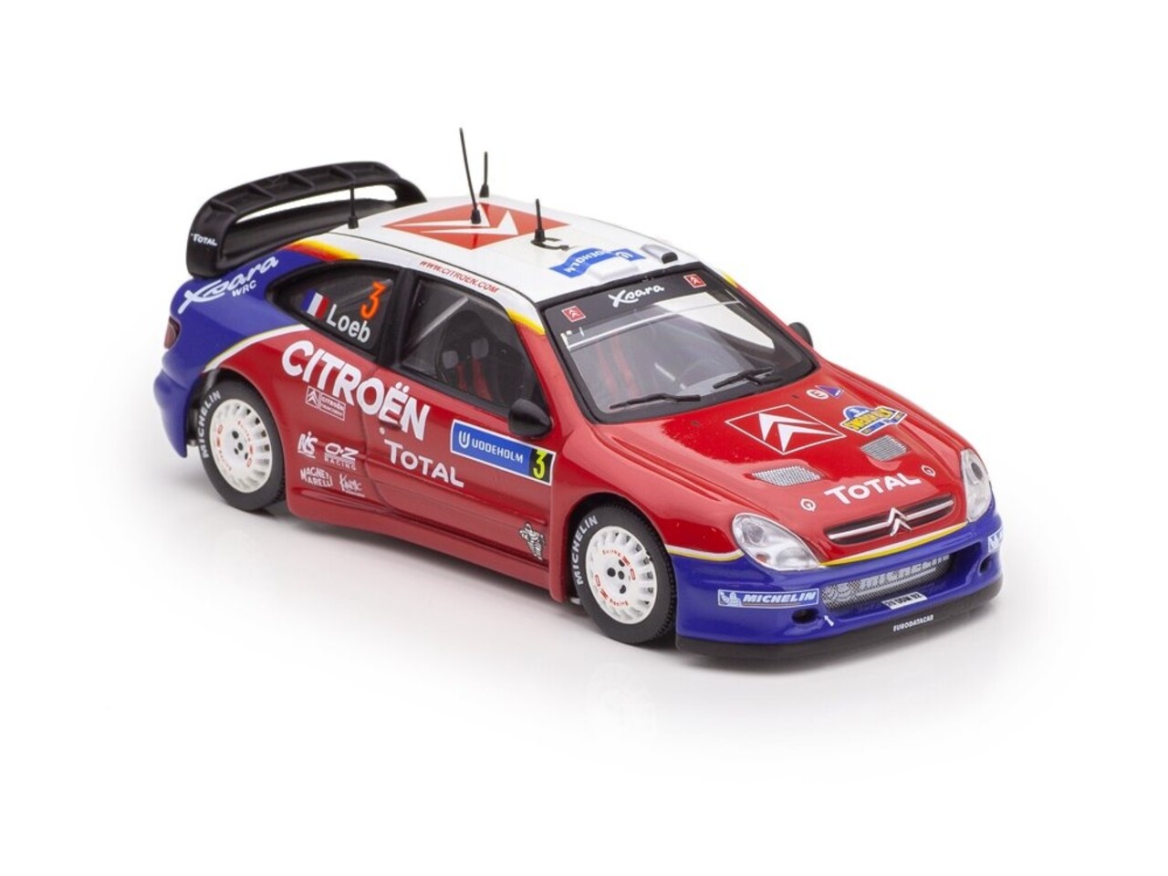 Citroen Citroën Xsara WRC #3 Winner Swedish Rally 2004 - 1:43 - IXO Models