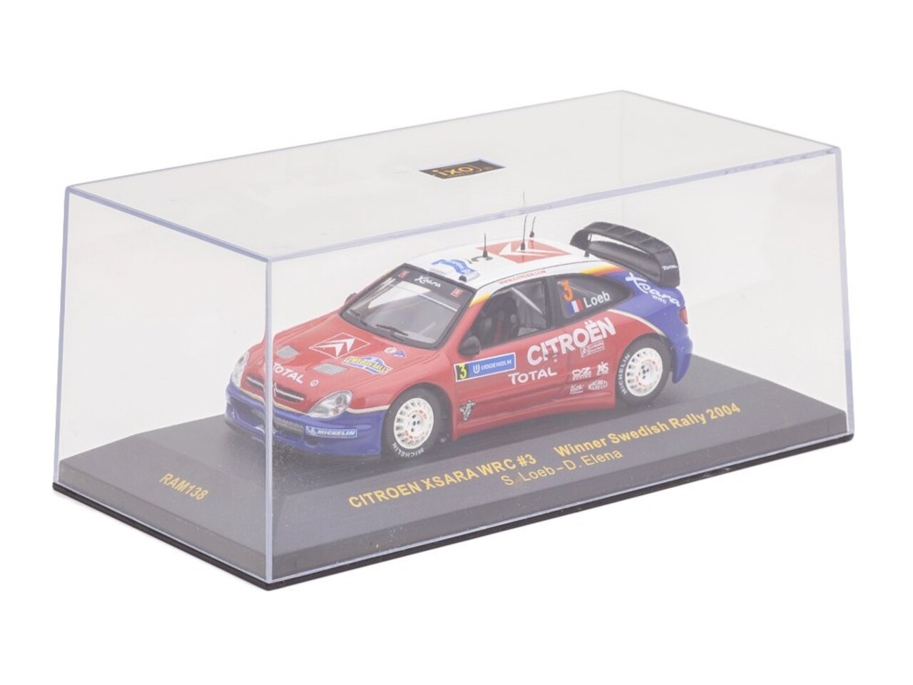 Citroen Citroën Xsara WRC #3 Winner Swedish Rally 2004 - 1:43 - IXO Models