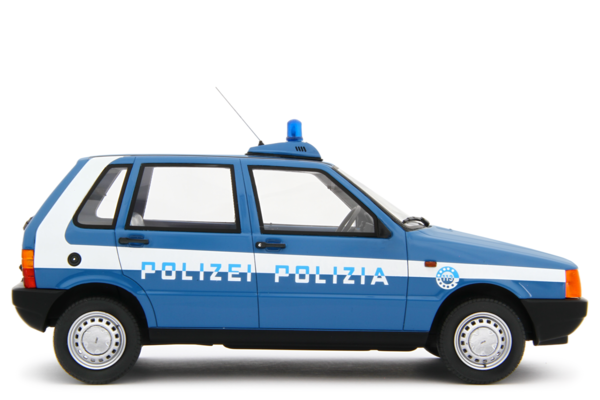 Fiat Fiat Uno 55S 1983 Polizia - 1:18 - Laudoracing - Model Fiat Fiat Uno 55S 1983 Polizia - 1:18 - Laudoracing - Model