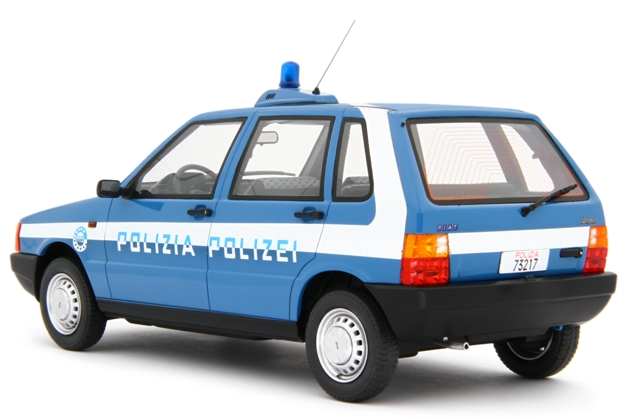 Fiat Fiat Uno 55S 1983 Polizia - 1:18 - Laudoracing - Model Fiat Fiat Uno 55S 1983 Polizia - 1:18 - Laudoracing - Model