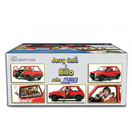 Fiat Innocenti De Tomaso Turbo + Figure Jerry CaLà Billo (Movie) 1983 - 1:18 - Laudoracing - Model