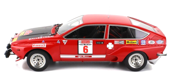 Alfa Romeo Alfa Romeo Alfetta GT Gr.2 #6 Winner Rally Island of Elba 1975 (Night Version)  - 1:18 - LS Collectibles