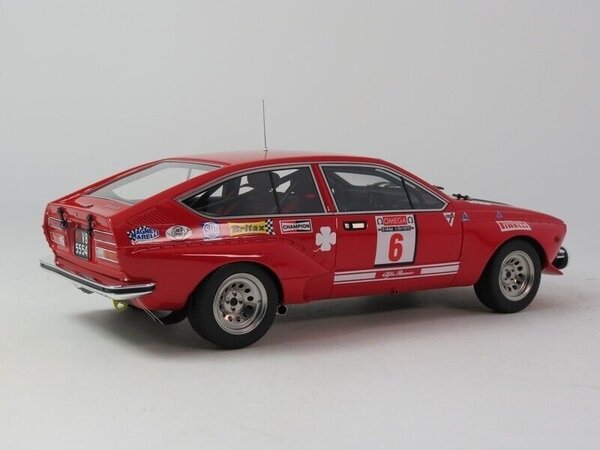 Alfa Romeo Alfa Romeo Alfetta GT Gr.2 #6 Winner Rally Island of Elba 1975 (Night Version)  - 1:18 - LS Collectibles