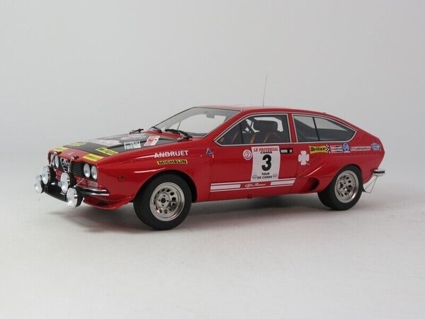 Alfa Romeo Alfa Romeo Alfetta GT Gr.2 #3 3rd Rally Tour de Corse 1975 (Night Version) - 1:18 - LS Collectibles