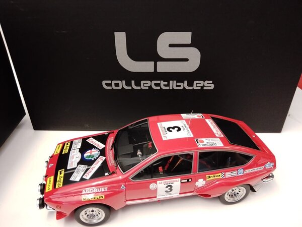 Alfa Romeo Alfa Romeo Alfetta GT Gr.2 #3 3rd Rally Tour de Corse 1975 (Night Version) - 1:18 - LS Collectibles