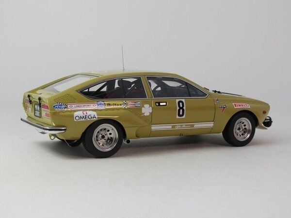 Alfa Romeo Alfa Romeo Alfetta GT Gr.2 #8 4th Rally Quattro Regioni 1975 (Night Version) - 1:18 - LS Collectibles