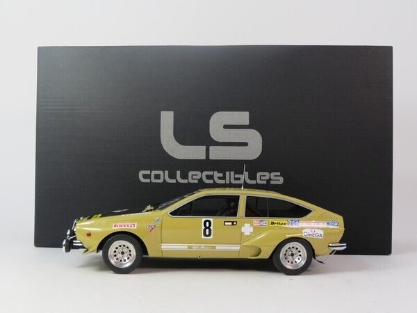 Alfa Romeo Alfa Romeo Alfetta GT Gr.2 #8 4th Rally Quattro Regioni 1975 (Night Version) - 1:18 - LS Collectibles