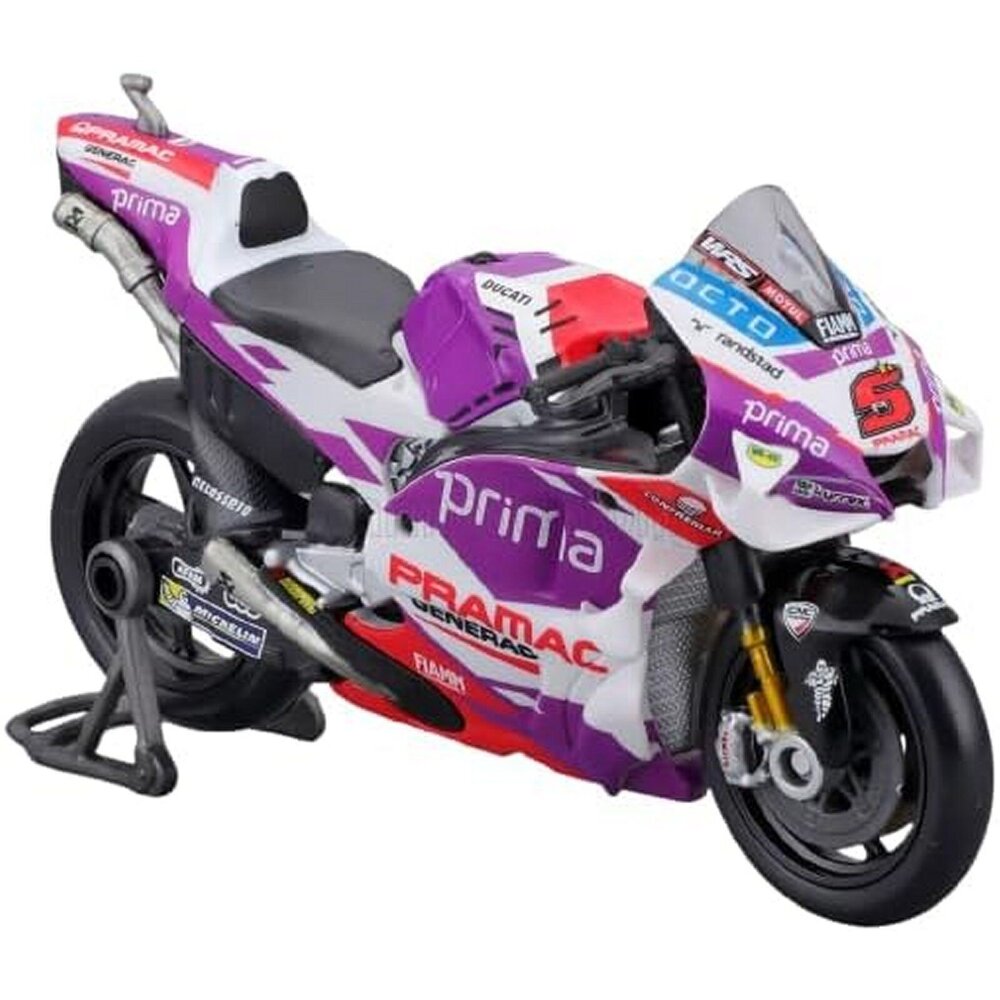 Ducati Ducati Desmosedici Pramac Racing #5 Jahan Zarco Moto GP 2022 - 1:18 - Maisto Ducati Ducati Desmosedici Pramac Racing #5 Jahan Zarco Moto GP 2022 - 1:18 - Maisto