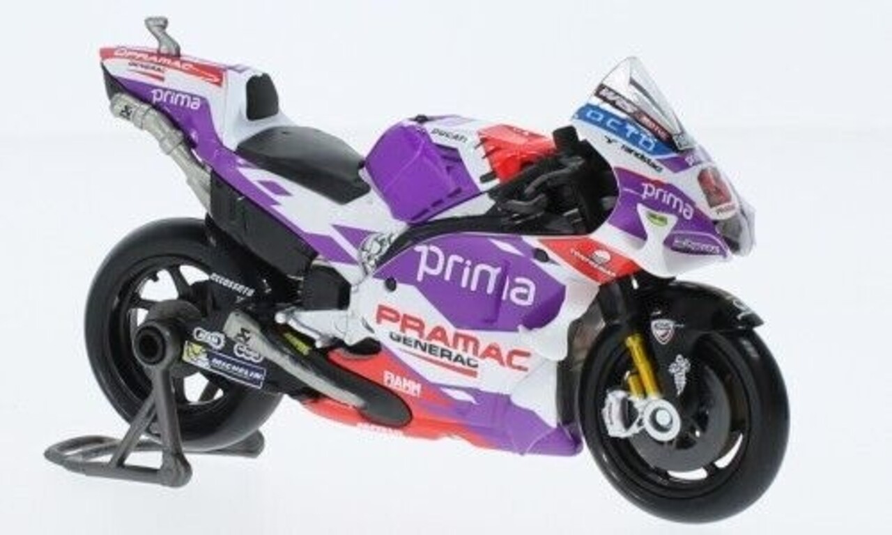 Ducati Ducati Desmosedici Pramac Racing #5 Jahan Zarco Moto GP 2022 - 1:18 - Maisto Ducati Ducati Desmosedici Pramac Racing #5 Jahan Zarco Moto GP 2022 - 1:18 - Maisto