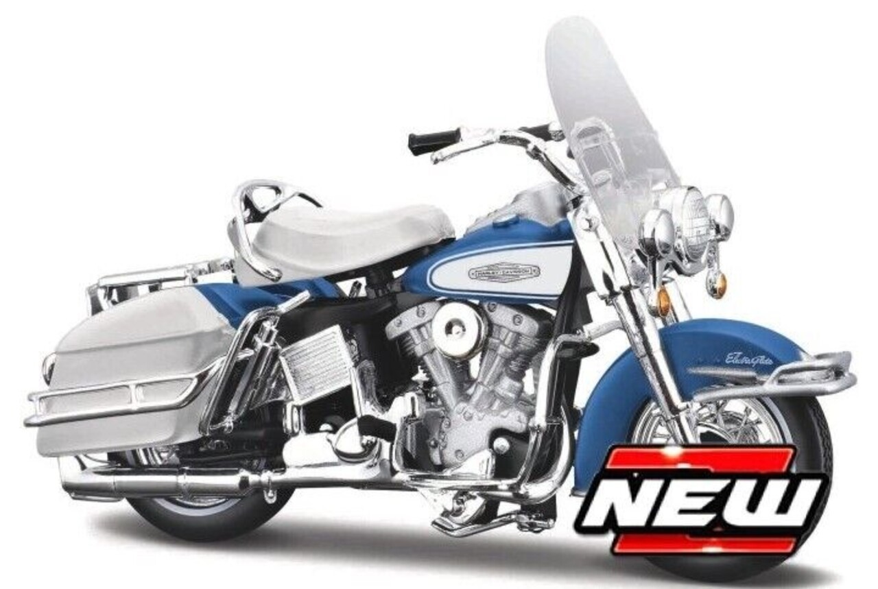 Harley Davidson Harley Davidson FLH Electra Glide 1966 - 1:18 - Maisto Harley Davidson Harley Davidson FLH Electra Glide 1966 - 1:18 - Maisto