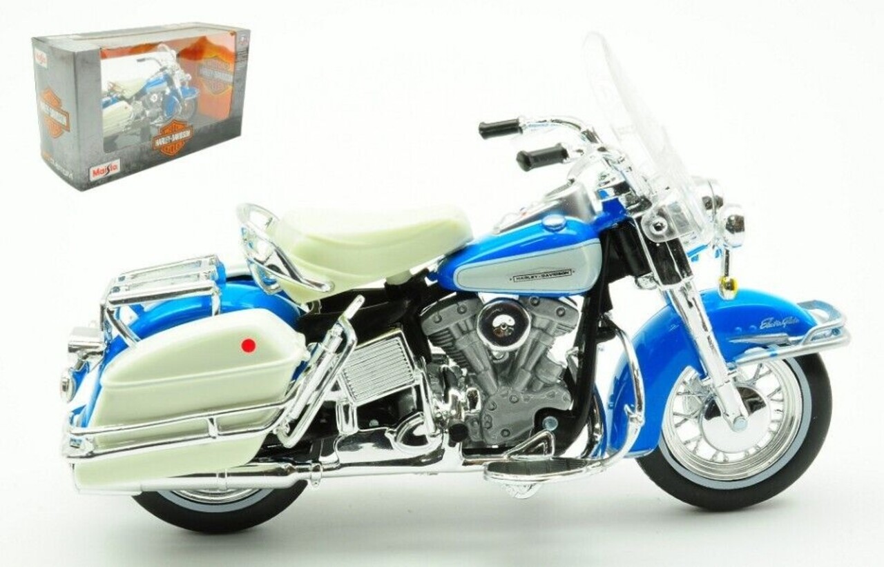 Harley Davidson Harley Davidson FLH Electra Glide 1966 - 1:18 - Maisto Harley Davidson Harley Davidson FLH Electra Glide 1966 - 1:18 - Maisto