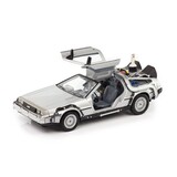 Movie Memorabilia DeLorean Time Machine Back To The Future II - 1:24 - Welly