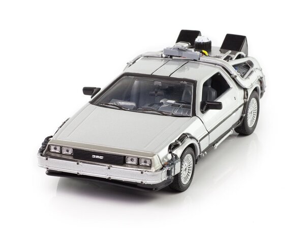 Movie Memorabilia DeLorean Time Machine Back To The Future II - 1:24 - Welly