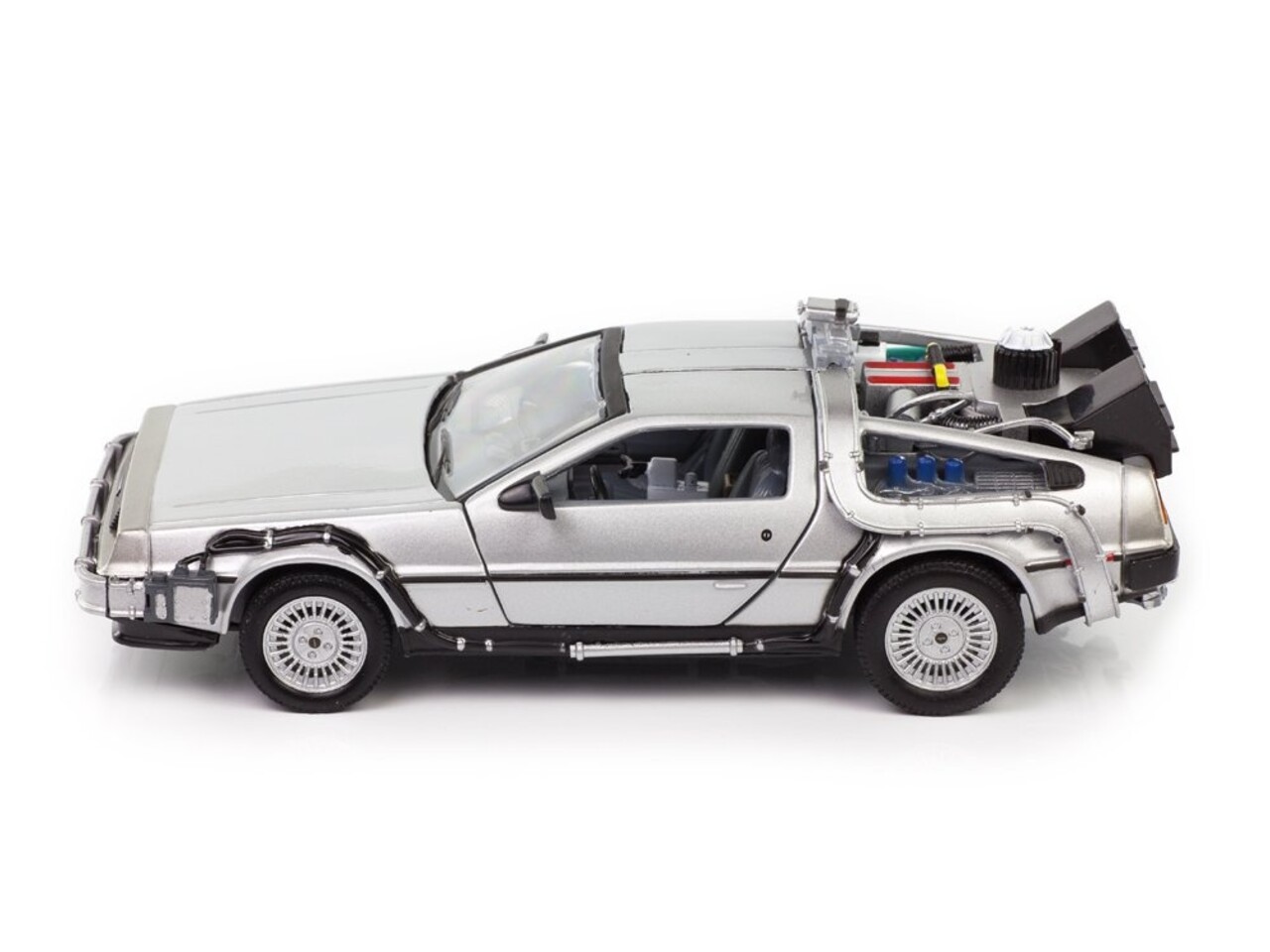 Movie Memorabilia DeLorean Time Machine Back To The Future II - 1:24 - Welly