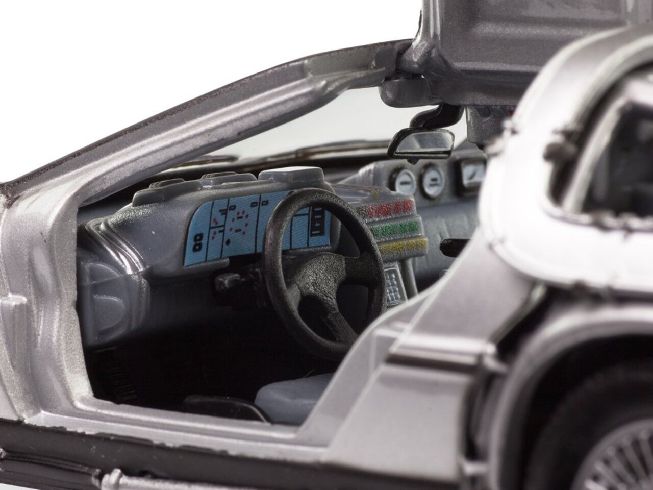 Movie Memorabilia DeLorean Time Machine Back To The Future II - 1:24 - Welly