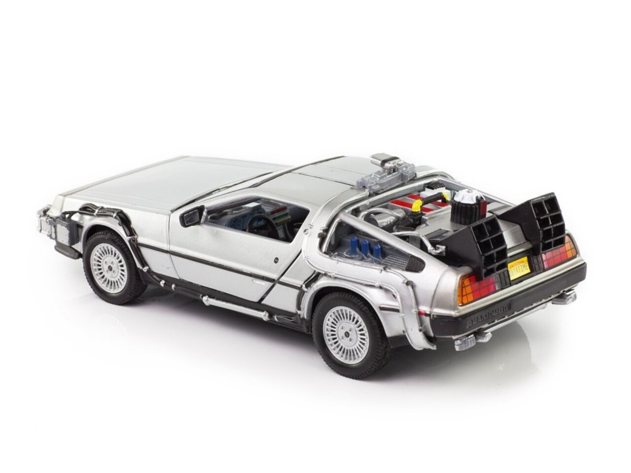 Movie Memorabilia DeLorean Time Machine Back To The Future II - 1:24 - Welly