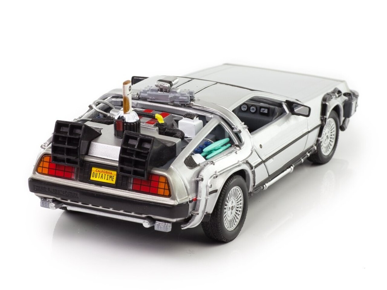 Movie Memorabilia DeLorean Time Machine Back To The Future II - 1:24 - Welly