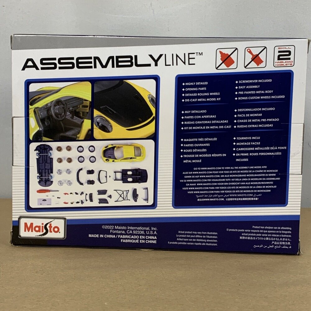 Porsche Porsche 911 GT2 RS 'Metal Modelkit' - 1:24 - Maisto Porsche Porsche 911 GT2 RS 'Metal Modelkit' - 1:24 - Maisto