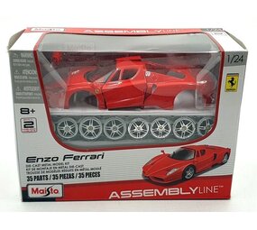 Ferrari Ferrari Enzo Prepainted 'Metal Modelkit' - 1:24 - Maisto Ferrari Ferrari Enzo Prepainted 'Metal Modelkit' - 1:24 - Maisto