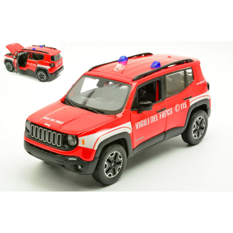 Jeep Jeep Renegade Fire Department (Itally) 2017 - 1:24 - Maisto