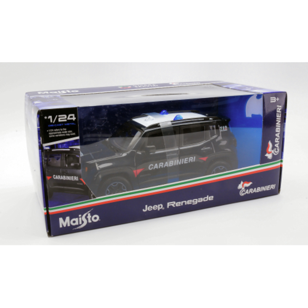 Jeep Jeep Renegade Carabinieri 2017 - 1:24 - Maisto Jeep Jeep Renegade Carabinieri 2017 - 1:24 - Maisto