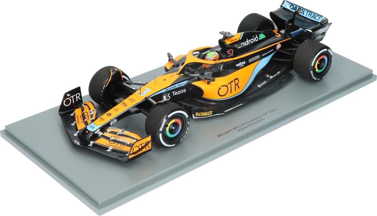 Formule 1 McLaren MCL36 #3 Australian GP 2022 - 1:18 - Spark Formule 1 McLaren MCL36 #3 Australian GP 2022 - 1:18 - Spark