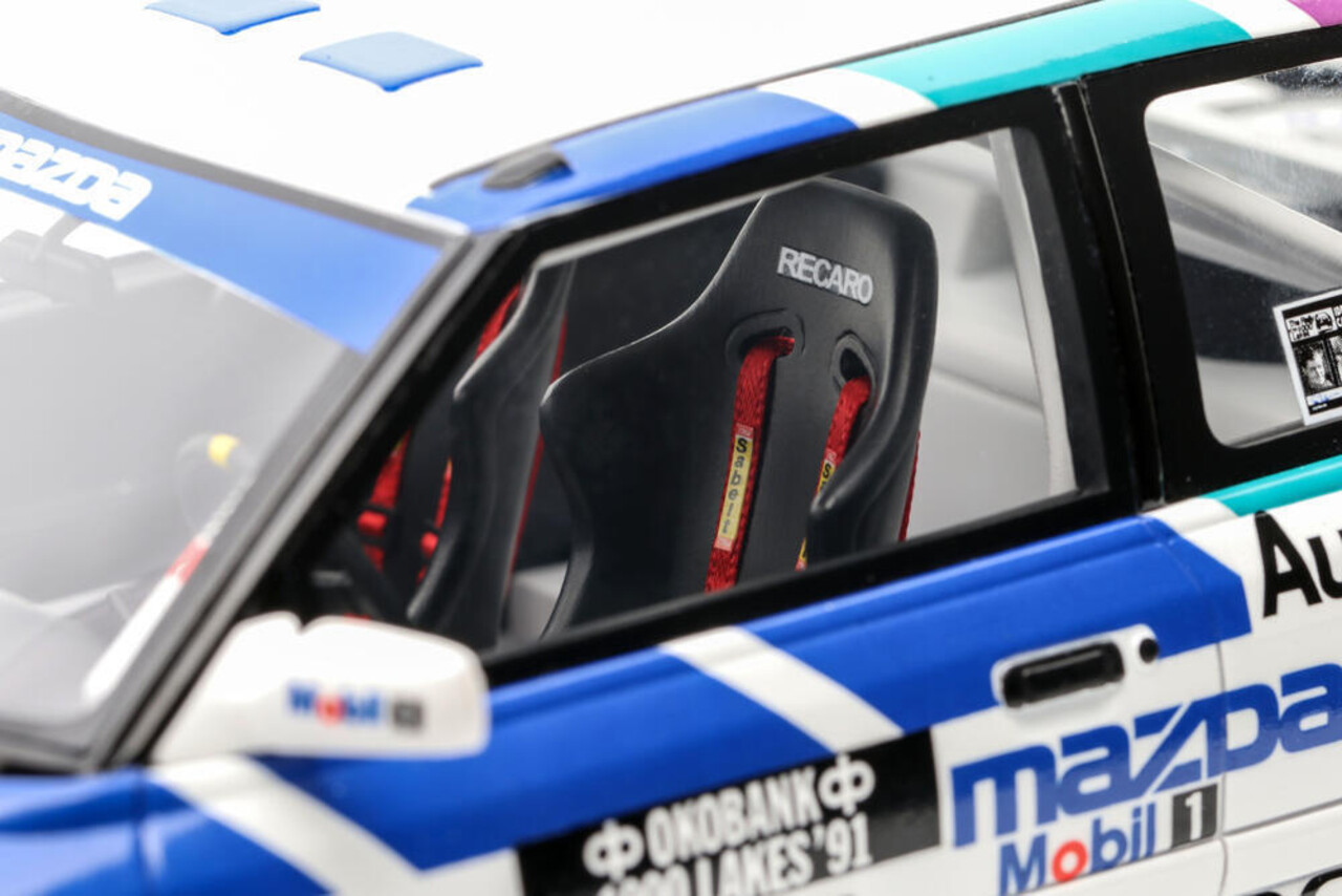 Mazda Mazda 323 GTX Gr.A #10 1000 Lakes Rally T.Makinen 1991 - 1:18 - Otto Mobile Models Mazda Mazda 323 GTX Gr.A #10 1000 Lakes Rally T.Makinen 1991 - 1:18 - Otto Mobile Models