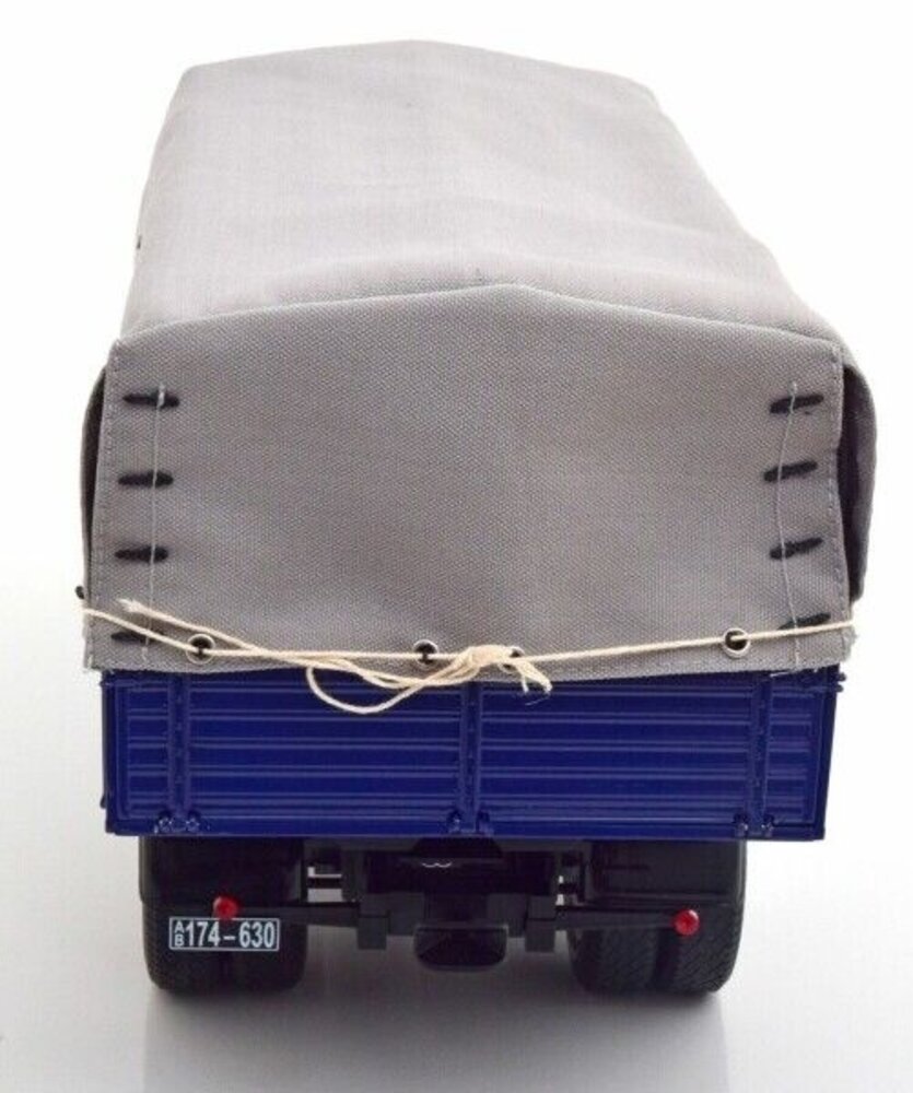 Krupp Krupp Titan SWL 80 Rigid Platform Truck 4x2 + Cover 1950 - 1:18 - Road Kings Krupp Krupp Titan SWL 80 Rigid Platform Truck 4x2 + Cover 1950 - 1:18 - Road Kings