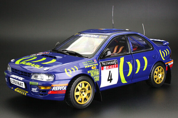 Subaru Subaru Impreza 555 #4 Rally WM RAC Rally (UK) 1995 - 1:18 - Sun Star