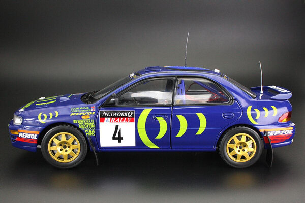 Subaru Subaru Impreza 555 #4 Rally WM RAC Rally (UK) 1995 - 1:18 - Sun Star