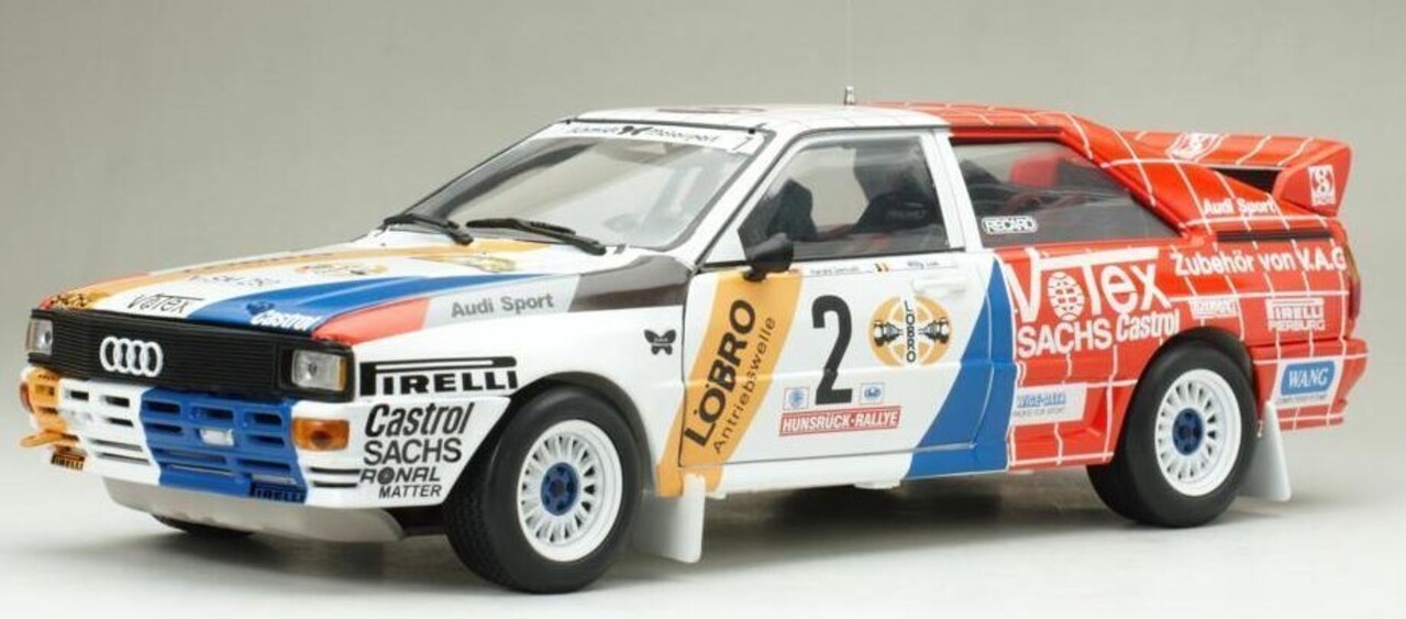 Audi Audi Quattro A1 #2 Rally DM Rally Hunsrück (Germany) 1984 'Votex' - 1:18 - Sun Star Audi Audi Quattro A1 #2 Rally DM Rally Hunsrück (Germany) 1984 'Votex' - 1:18 - Sun Star