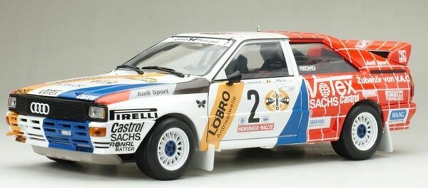 Audi Audi Quattro A1 #2 Rally DM Rally Hunsrück (Germany) 1984 'Votex' - 1:18 - Sun Star Audi Audi Quattro A1 #2 Rally DM Rally Hunsrück (Germany) 1984 'Votex' - 1:18 - Sun Star