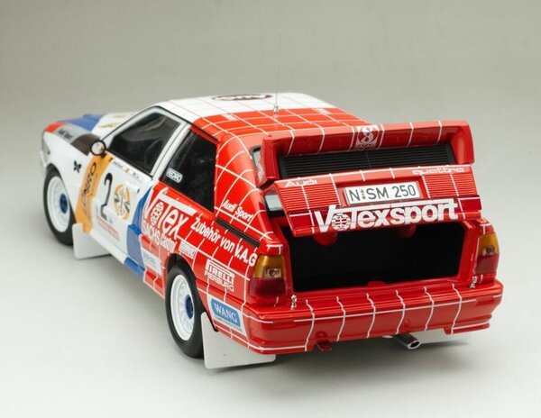 Audi Audi Quattro A1 #2 Rally DM Rally Hunsrück (Germany) 1984 'Votex' - 1:18 - Sun Star Audi Audi Quattro A1 #2 Rally DM Rally Hunsrück (Germany) 1984 'Votex' - 1:18 - Sun Star