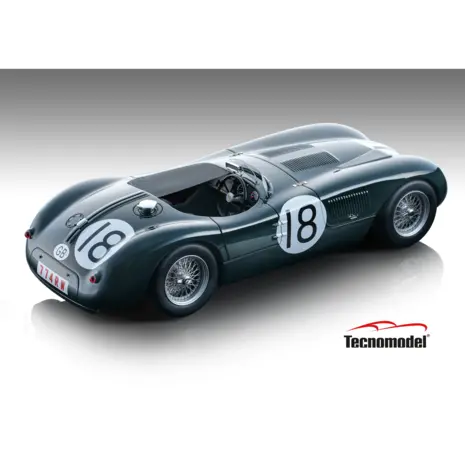 Jaguar Jaguar C-Type #18 Winner 24H Le Mans 1953 - 1:18 - Tecnomodel Mythos Jaguar Jaguar C-Type #18 Winner 24H Le Mans 1953 - 1:18 - Tecnomodel Mythos