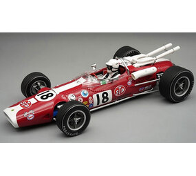 Lotus Lotus 38 #18 Indy 500 USA 1966 + Pilot - 1:18 - Tecnomodel Mythos Lotus Lotus 38 #18 Indy 500 USA 1966 + Pilot - 1:18 - Tecnomodel Mythos