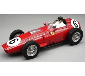 Formule 1 Ferrari 246/256 Dino #6 GP Germany (Berlin Avus) 1959 + Driver - 1:18 - Tecnomodel Mythos