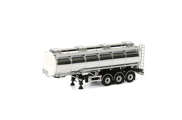 WSI Models Tank Trailer Chrome (3 Axle) - 1:50 - WSI Models