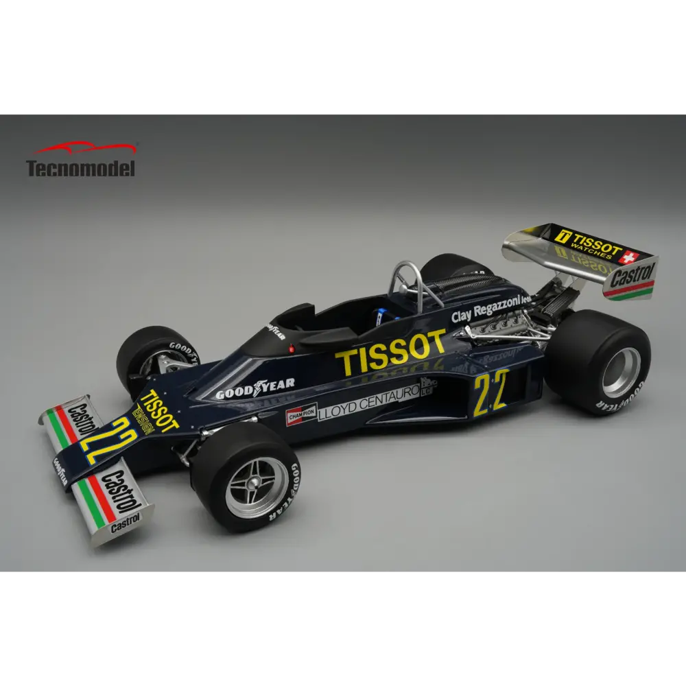 Formule 1 Ensign N177 #22 GP Monaco 1977 'Tissot' - 1:18 - Tecnomodel Mythos