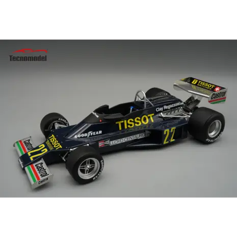 Formule 1 Ensign N177 #22 GP Monaco 1977 'Tissot' - 1:18 - Tecnomodel Mythos